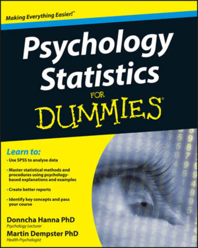 Psychology Statistics For Dummies by Donncha Hanna - 9781119952879