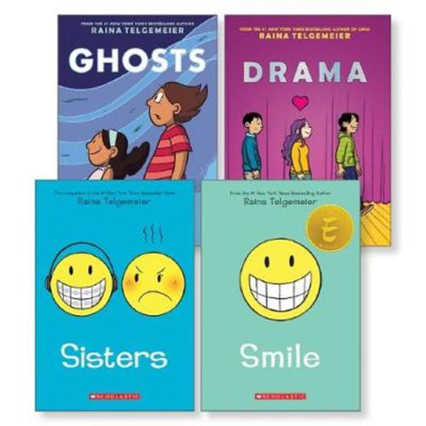 Raina Telgemeier 4book Boxed Set by Raina Telgemeier - 9781338255188
