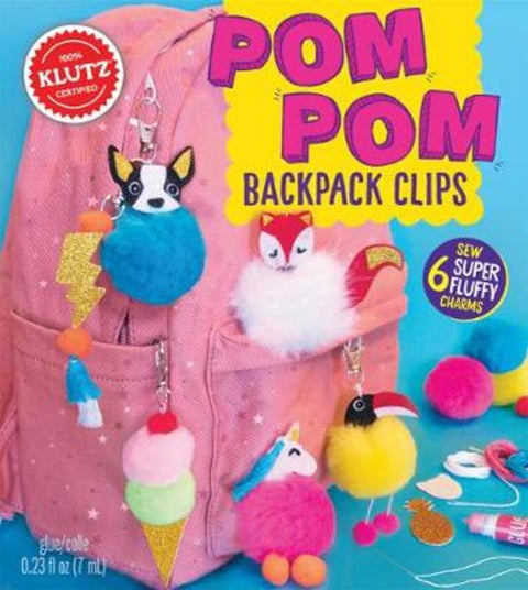 Pom-Pom Backpack Clips by Editors of Klutz - 9781338355253