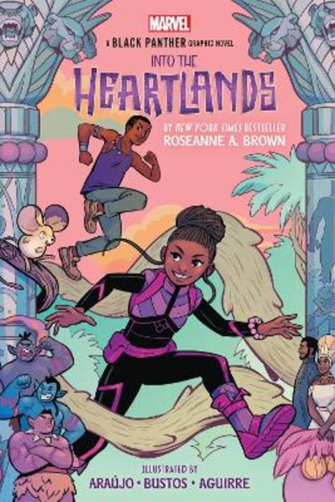 Shuri and T'Challa: Into the Heartlands (A Black Panther graphic novel) by Roseanne A. Brown - 9781338648058