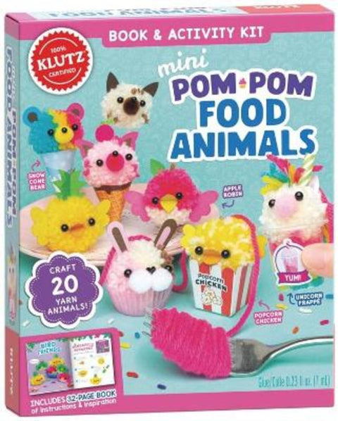 Mini Pom-Pom Food Animals by Editors of Klutz - 9781338829570