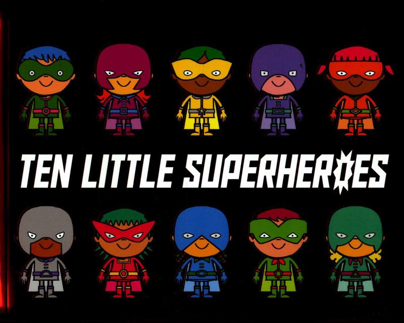 Ten Little Superheroes by Mike Brownlow - 9781408346273