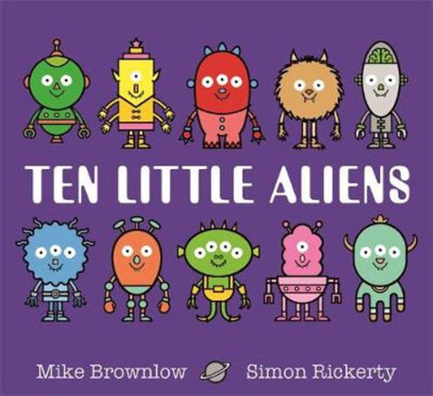 Ten Little Aliens by Mike Brownlow - 9781408346327