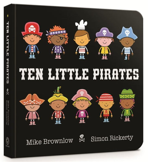 Ten Little Pirates Board Book by Simon Rickerty - 9781408346457
