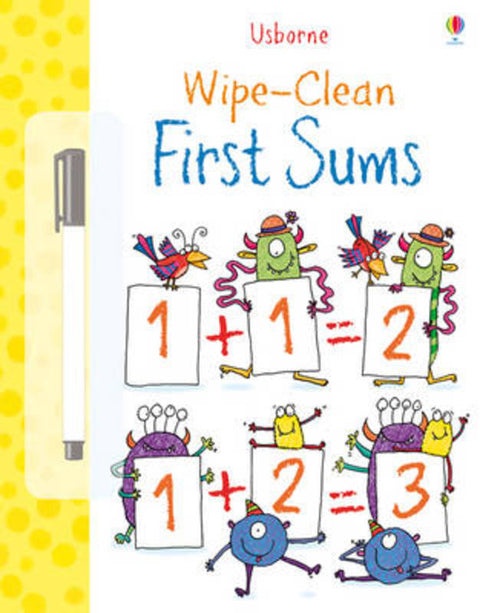 Wipe-Clean First Sums by Jessica Greenwell - 9781409551492