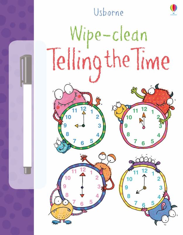 Wipe-clean Telling the Time by Jessica Greenwell - 9781409551737