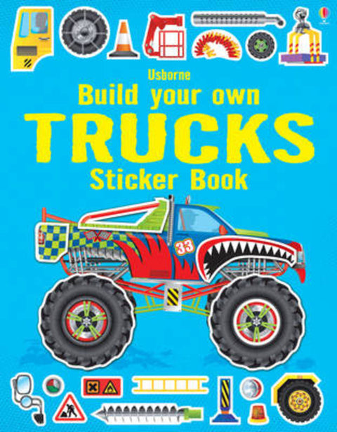 Build Your Own Trucks Sticker Book by Simon Tudhope - 9781409564430