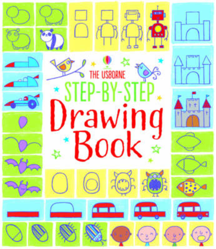 Step-by-step Drawing Book by Fiona Watt - 9781409565192