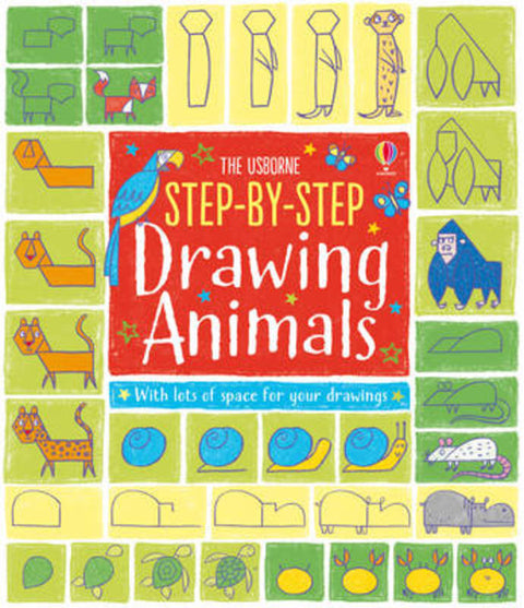 Step-by-Step Drawing Animals by Fiona Watt - 9781409587606