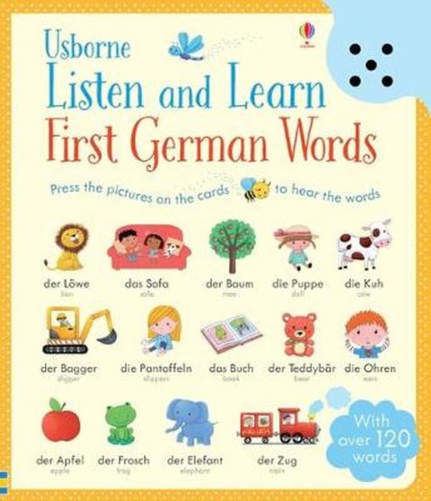 Listen and Learn First German Words by Mairi Mackinnon - 9781409597728