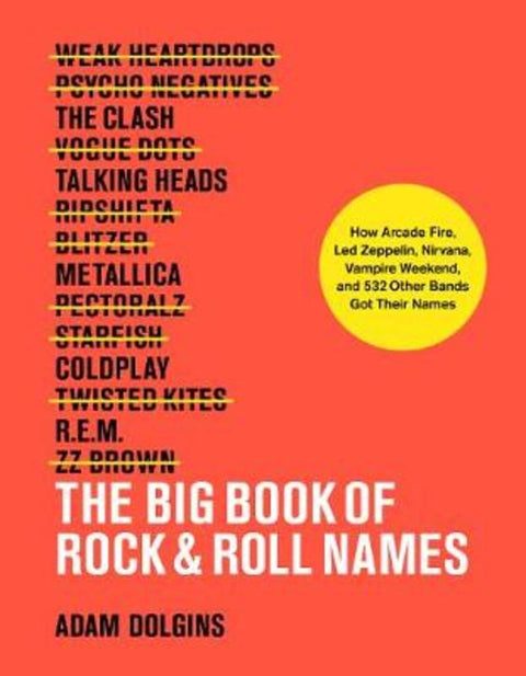 The Big Book of Rock & Roll Names: by Adam Dolgins - 9781419732591