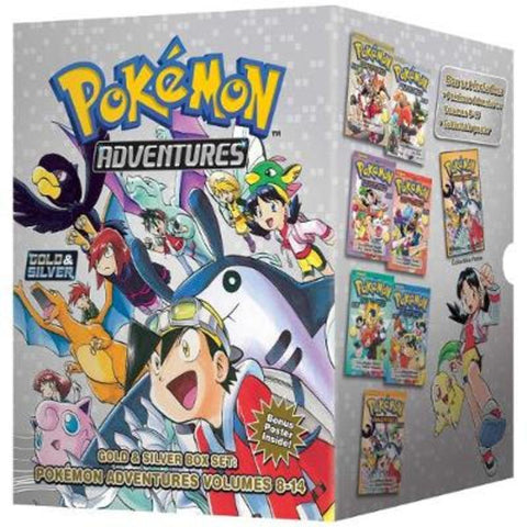 Pokemon Adventures Gold & Silver Box Set (Set Includes Vols. 8-14) by Hidenori Kusaka - 9781421550077