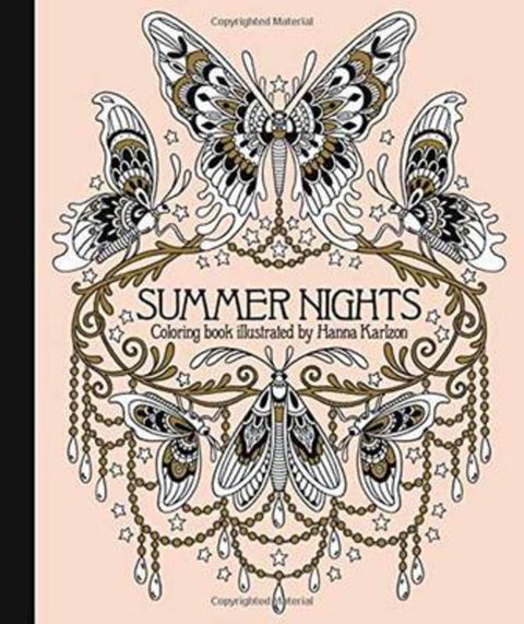 Summer Nights Coloring Book by Hanna Karlzon - 9781423645580