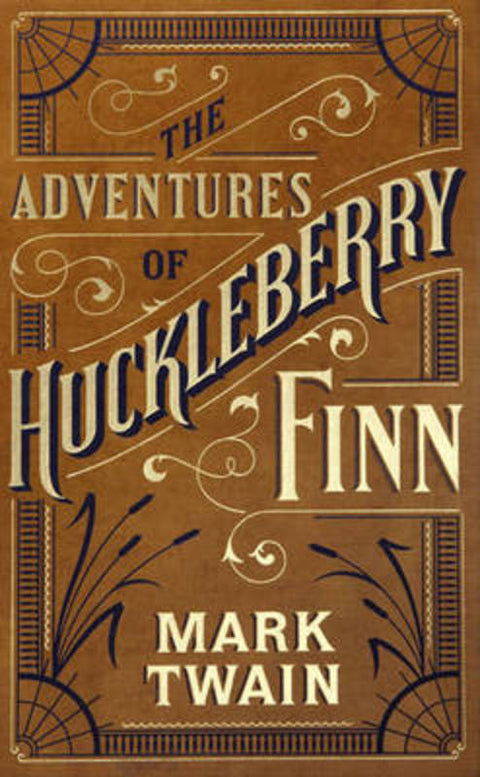 Adventures of Huckleberry Finn (Barnes & Noble Single Volume Leatherbound Classics) by Mark Twain - 9781435129726