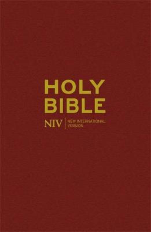 NIV Popular Burgundy Hardback Bible by New International Version - 9781444701487