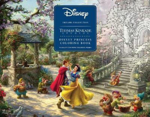Disney Dreams Collection Thomas Kinkade Studios Disney Princess Coloring Poster by Thomas Kinkade - 9781449497071