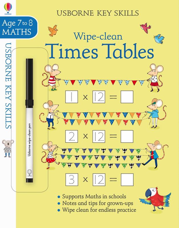 Wipe-clean Times Tables 7-8 by Holly Bathie - 9781474922401