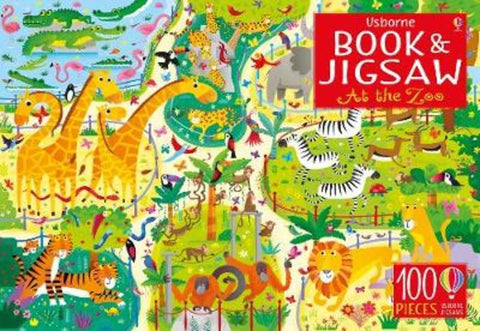 Usborne Book and Jigsaw At the Zoo by Kirsteen Robson - 9781474940184