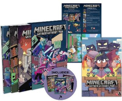 Minecraft: Wither Without You Boxed Set (Graphic Novels) by Kristen Gudsnuk - 9781506729008