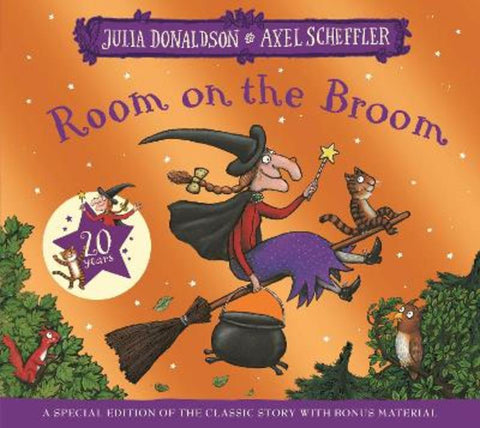Room on the Broom 20th Anniversary Edition by Julia Donaldson - 9781529040838