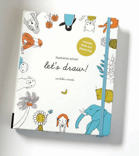 Illustration School: Let's Draw! (Includes Book and Sketch Pad) by Sachiko Umoto - 9781592539765