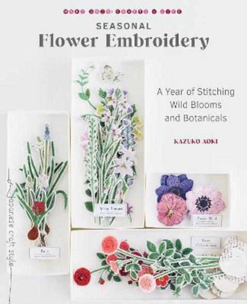Seasonal Flower Embroidery by Kazuko Aoki - 9781611808926