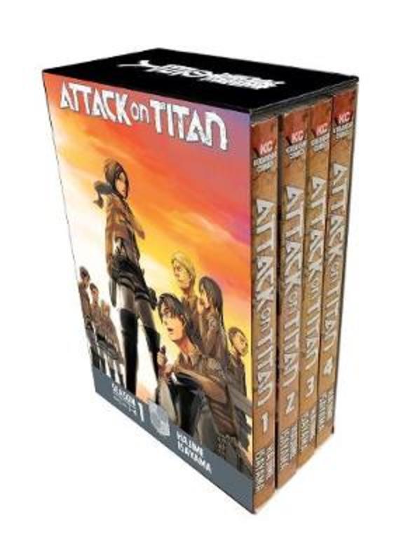 Attack On Titan Season 1 Part 1 Manga Box Set by Hajime Isayama - 9781632366993