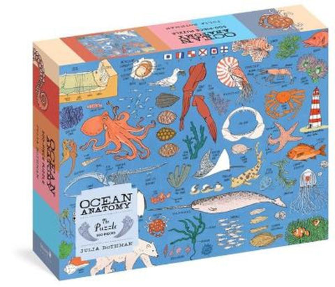 Ocean Anatomy: The Puzzle (500 pieces) from Julia Rothman - Harry Hartog gift idea