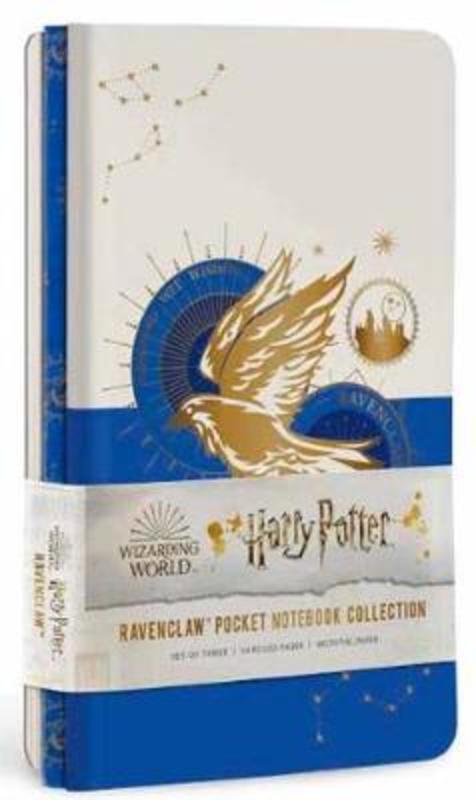 Harry Potter: Ravenclaw Constellation Sewn Pocket Notebook Collection : Set of 3