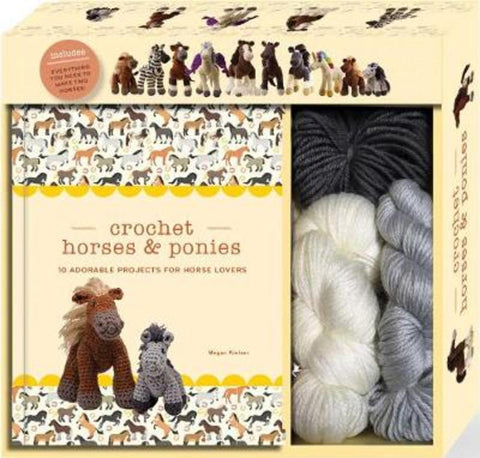 Crochet Horses & Ponies by Megan Kreiner - 9781684124954