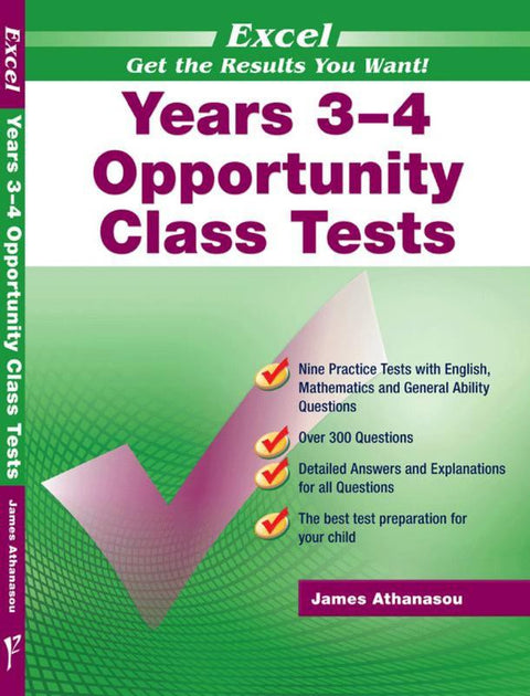 Excel Opportunity Class Tests