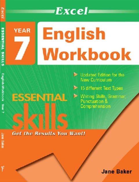 Excel Year 7 English Workbook by Jane Baker - 9781740200363