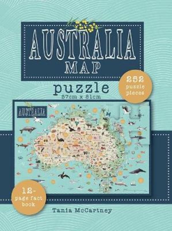 Australia Map Puzzle from Tania McCartney - Harry Hartog gift idea