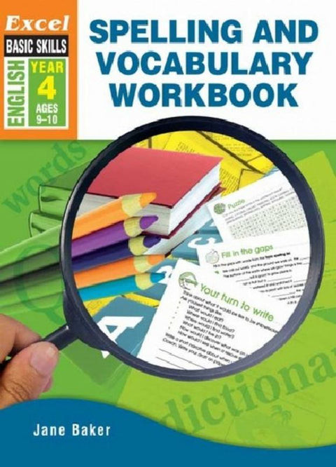 Spelling and Vocabulary Workbook by Jane Baker - 9781741252668