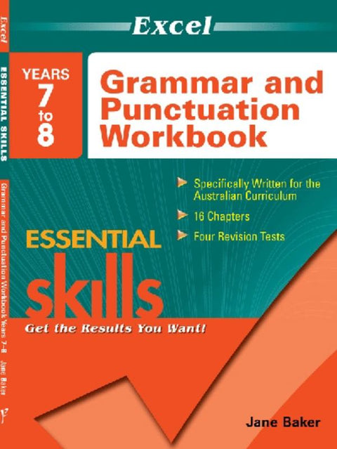 Essential Grammar and Punct 7 - 8 by Pascal Press - 9781741254112