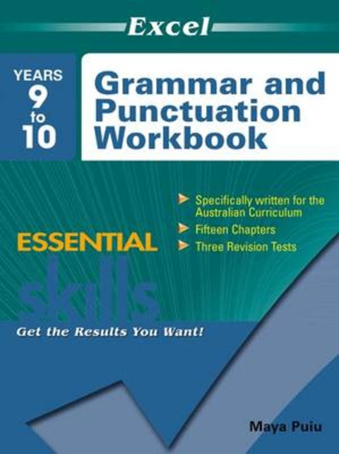 Grammar and Punctuation Workbook Years 9-10 by Maya Puiu - 9781741254129