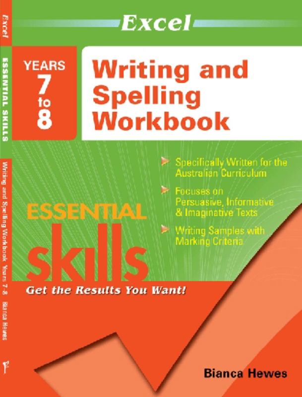 Excel Ess Writing and Spell 7 - 8 by Pascal Press - 9781741254143