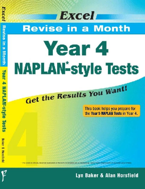 Excel Riam Naplan Yr 4 by Lyn Baker & Alan Horsfield - 9781741254242