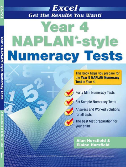 Naplan* Style Numeracy TST Yr 4 by Pascal Press - 9781741254396