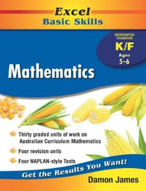 Excel Basic Skills - Mathematics Kindergarten/Foundation by Damon James - 9781741256154