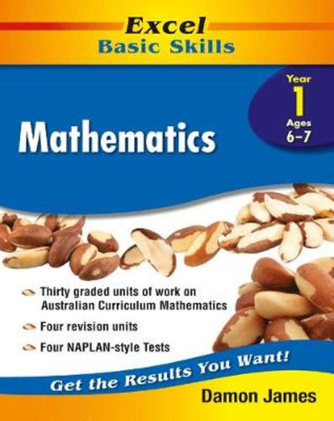 Excel Basic Skills Core Books: Mathematics Year 1 by Damon James - 9781741256161