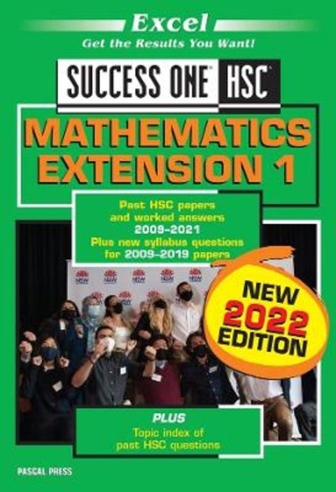 Excel Success One HSC Mathematics Extension 1 2022 Edition by Excel - 9781741257243