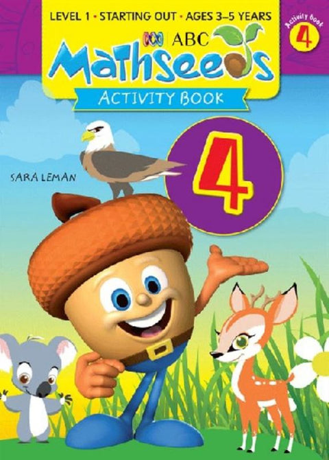ABC Mathseeds - Activity Book 4 by Sara Leman - 9781742152158