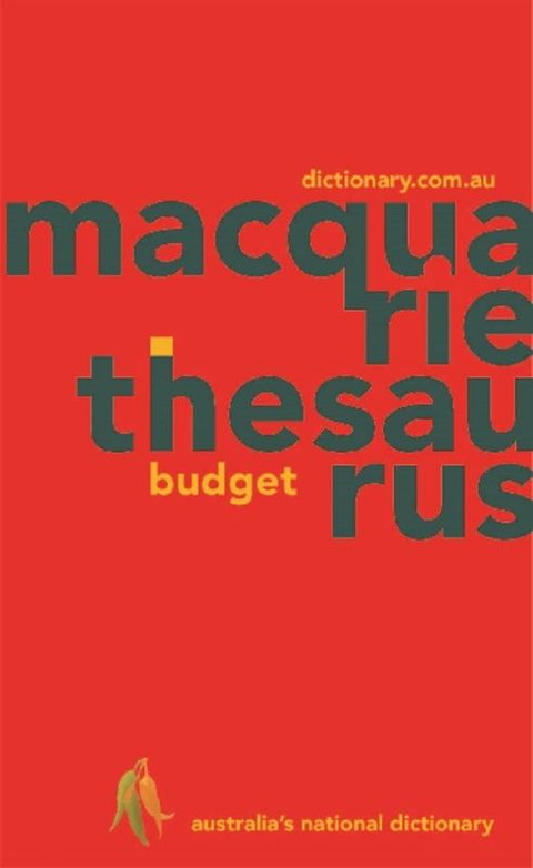 Macquarie Budget Thesaurus by Macquarie Dictionary - 9781742619880