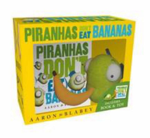 Piranhas Don't Eat Bananas Mini Boxed Set with Plush by Aaron Blabey - 9781742765501