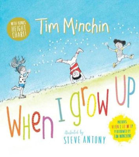 When I Grow Up with Height Chart by Tim Minchin - 9781742995779