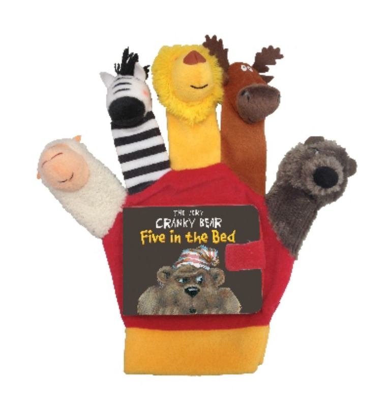 Very Cranky Bear: Five in the Bed Hand Puppet by Nick Bland - 9781743622339