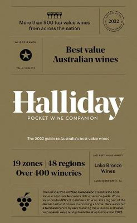 Halliday Pocket Wine Companion 2022 by James Halliday - 9781743798119