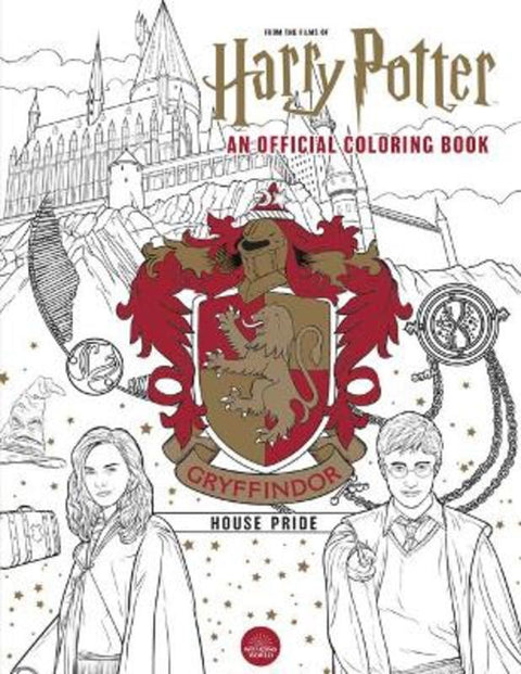 Harry Potter: Gryffindor House Pride - The Official Colouring Book by Insight Editions - 9781743798126