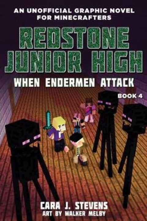 When Endermen Attack (Redstone Junior High #4) by Cara,J. Stevens - 9781743832066